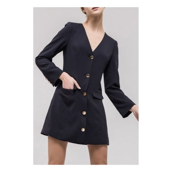 Women's Princess Seam Jacket - Navy - S - Picture 3 of 3